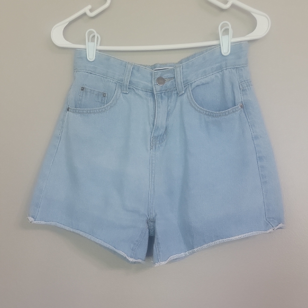 Light Blue Shang Jean Shorts Size M